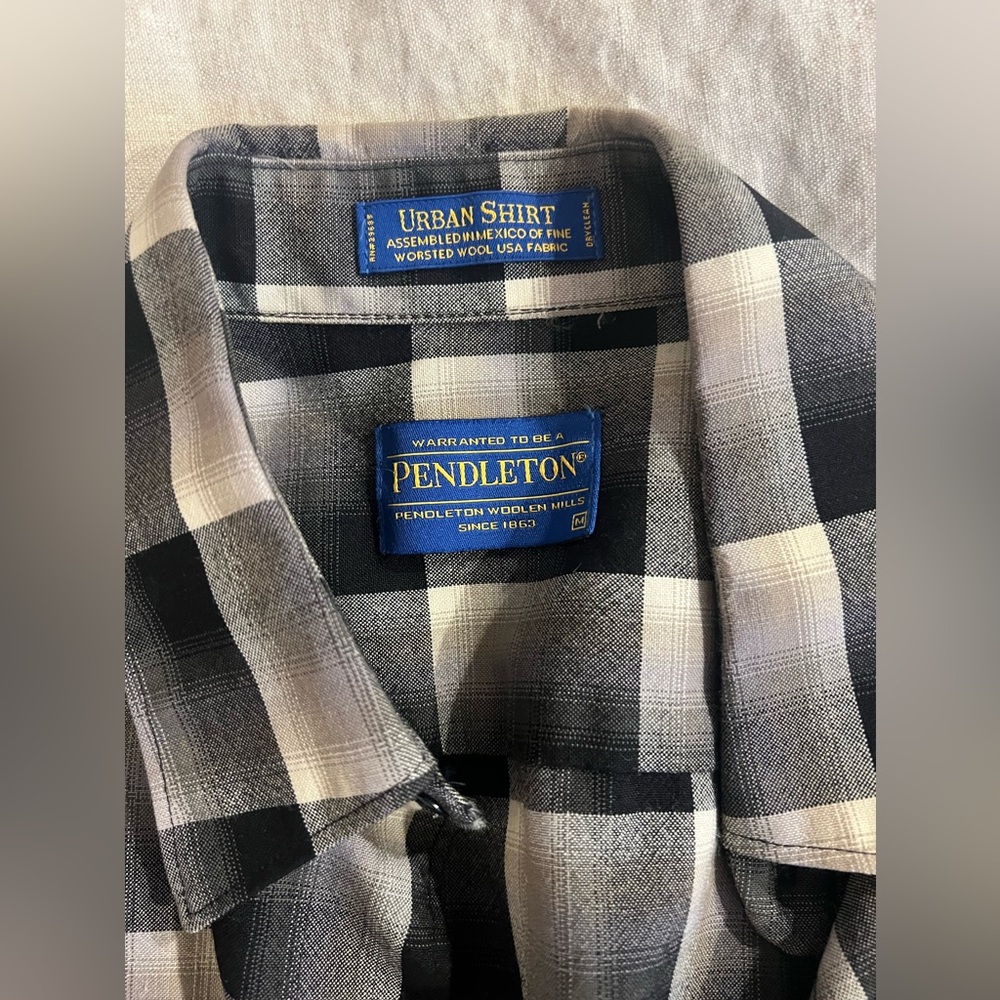 Wool Pendleton Button Down Shirt - image 2